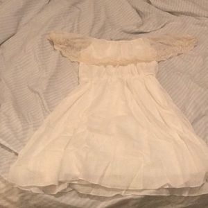 An elastic waist dress.